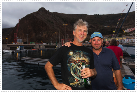 Robert and Steve in La Palma